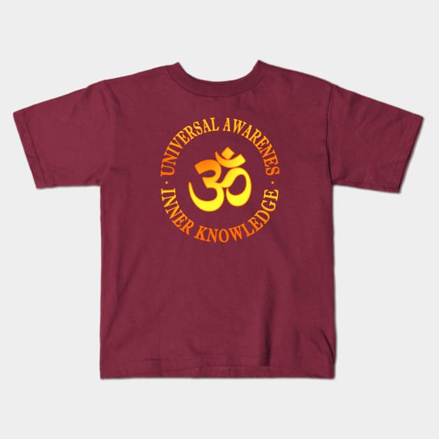 Om symbol Kids T-Shirt by Gaspar Avila